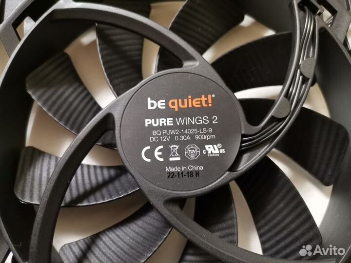 Вентилятор BE quiet pure wings 2 140mm 900rpm