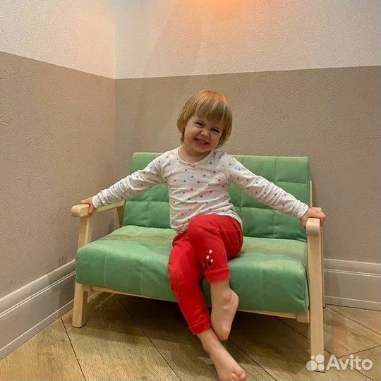 Детский мягкий мини диван от года