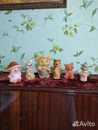 Резиновые игрушки СССР