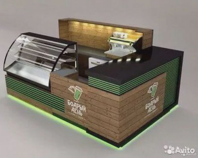 Островок кофе с собой, мини стойка кофе