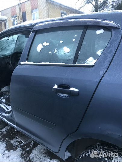 Дверь задняя левая правая Опель Корса Д 2007