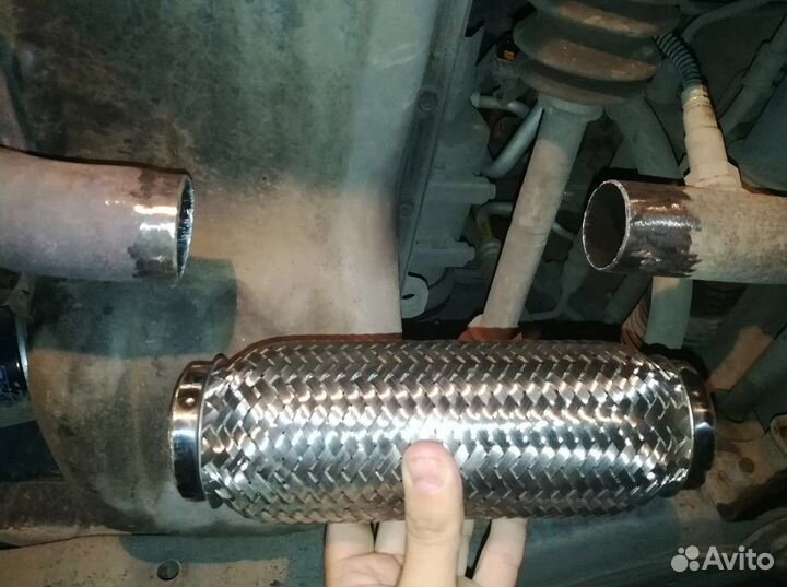 Замена гофры Hyundai Elantra 2020-2023