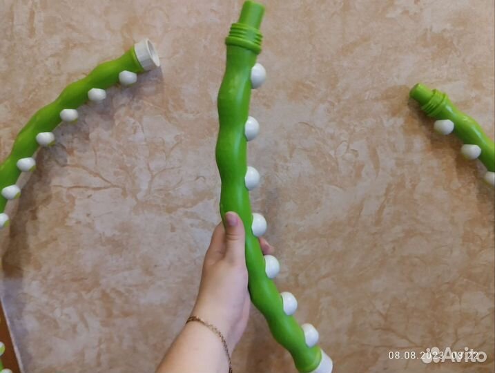 Обруч массажный гимнастический со вставками