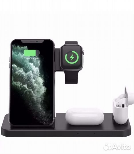 Беспроводное зарядное устройство 4 в 1