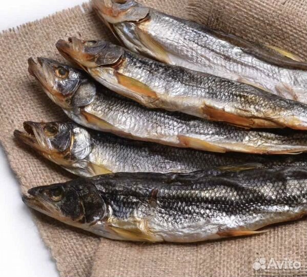 Корюшка вяленая с икрой