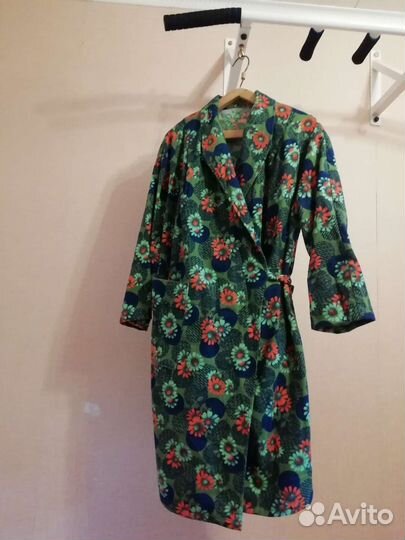 Халаты женские, тёплые, фланелевые 2 штуки