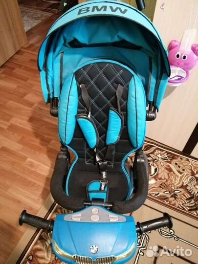 Детский трёхколёсный велосипед BMW