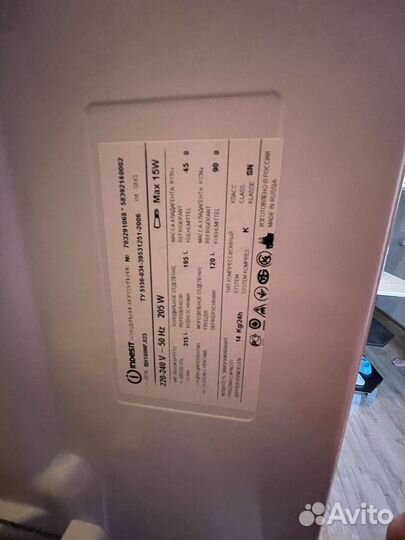 Холодильник indesit