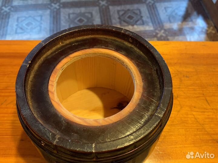 Бочка деревянная декоративная