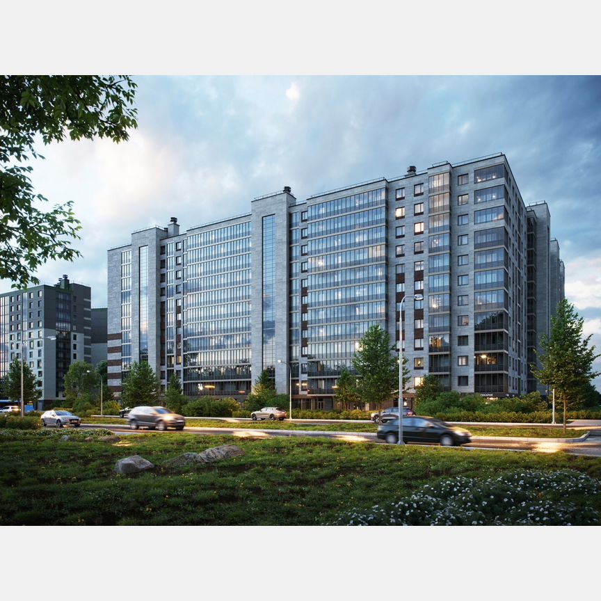 2-к. квартира, 46,7 м², 11/12 эт.