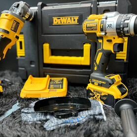 Набор инструментов DeWalt Шуруповерт + болгарка DC