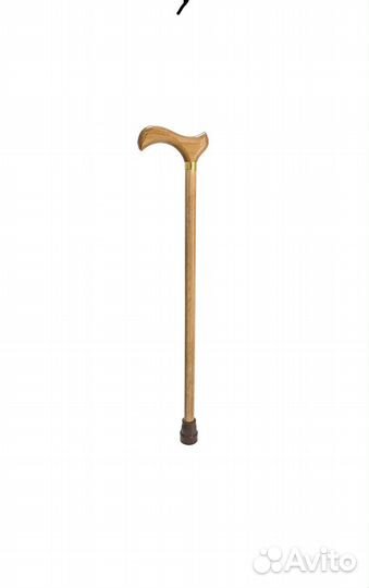 Трость деревянная новая с деревянной лаковой ручко