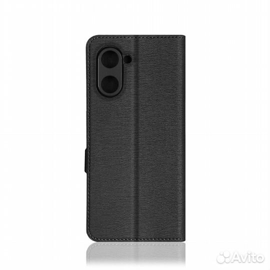 Чехол с флипом для Realme C33 DF rmFlip-33 (black)