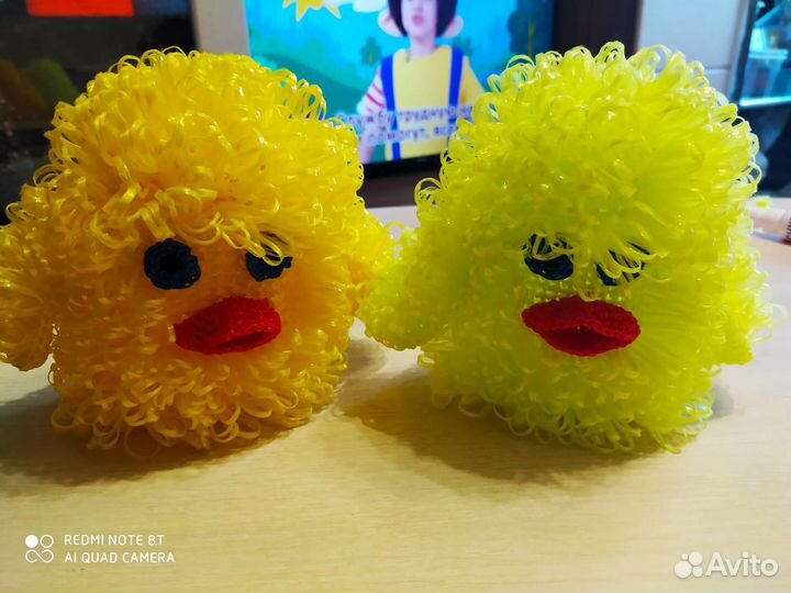 Мочалки ручной вязки