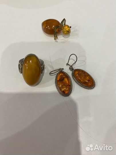 Янтарь ссср,винтаж