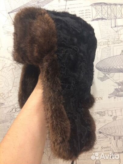 Женские зимние шапки, натуральный мех