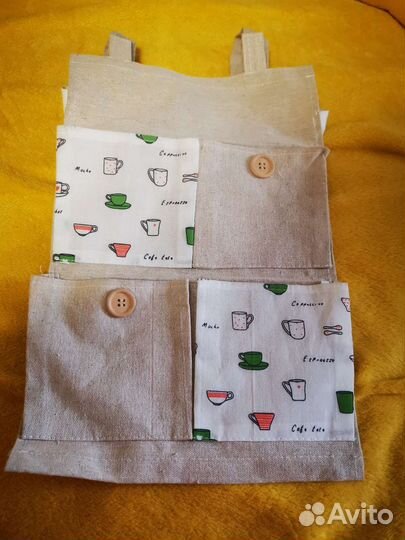 Кармашки для шкафчика в детский сад