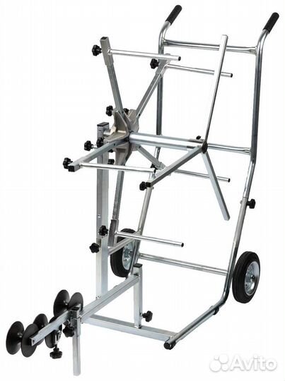 Тележка для перевозки и распрямления металлопласти