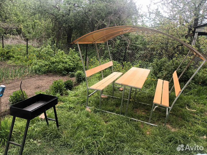 Беседка из поликарбоната