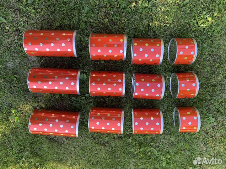 Банки для сыпучих продуктов СССР Винтаж горох