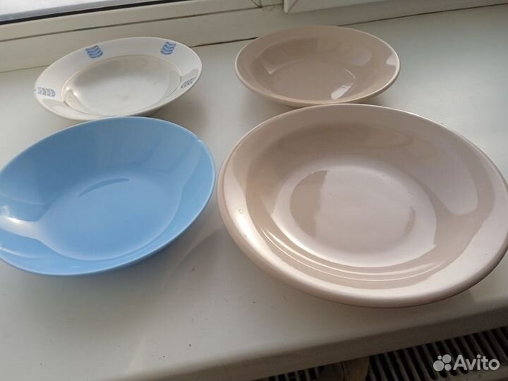 Тарелки, чашки, бокалы СССР