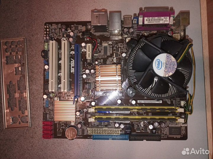 Комплект Мат. плата+CPU+RAM (4 ядра+4гига)