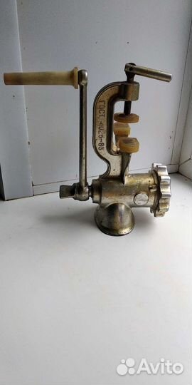 Мясорубка ручная СССР чугунная