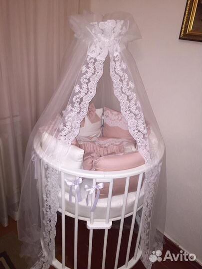 Детская кроватка трансформер без маятника