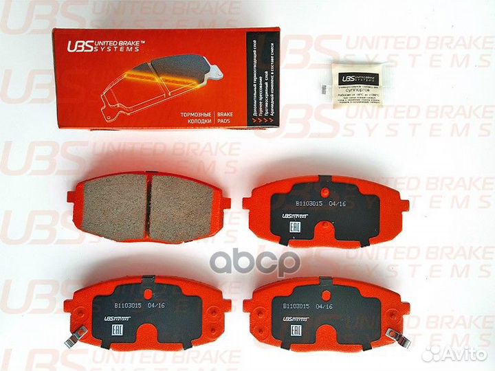 Тормозные колодки hyundai i30 07/11/KIA ceed