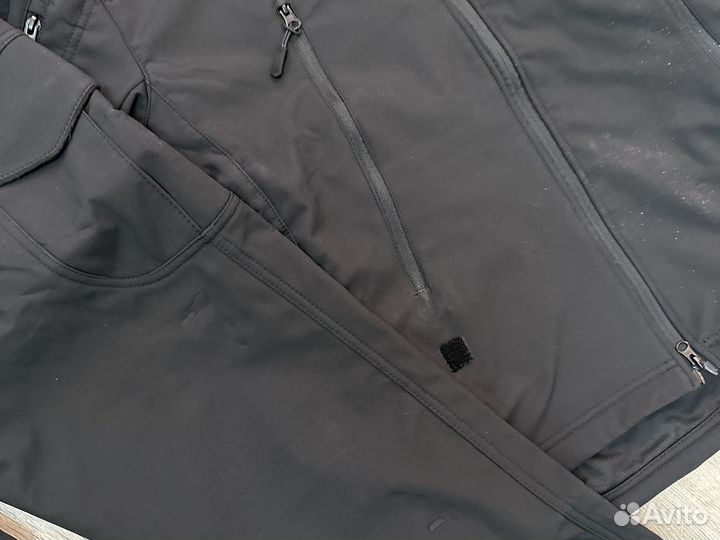 Тактический костюм softshell black. Софт шелл