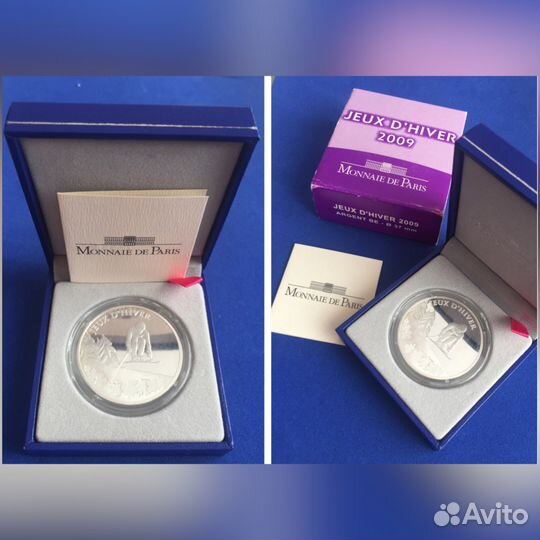 Олимпиада в Ванкувере, Франция, 10 евро 2009 г