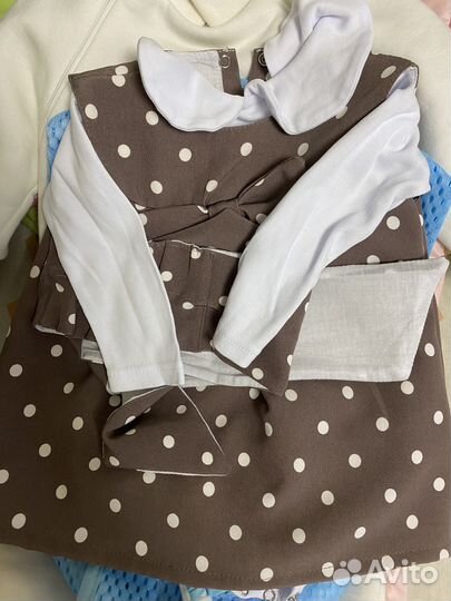 Платье с боди