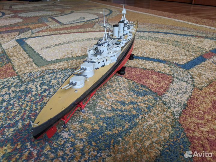 Модель корабля крейсер 1:350 разные 3 шт