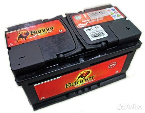 80Ач Аккумулятор Banner Starting Bull P80 14