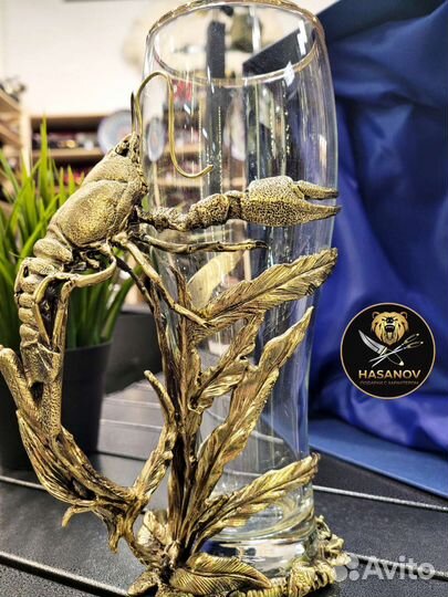 Бокалы для пива латунное литье