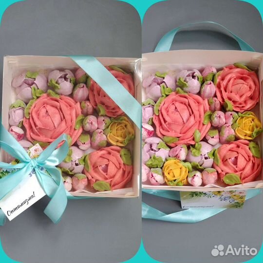 Зефир зефирный букет цветы грибы