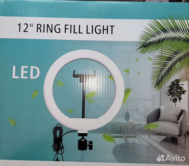 Кольцевая лампа 30 см (сэлфи лампа)