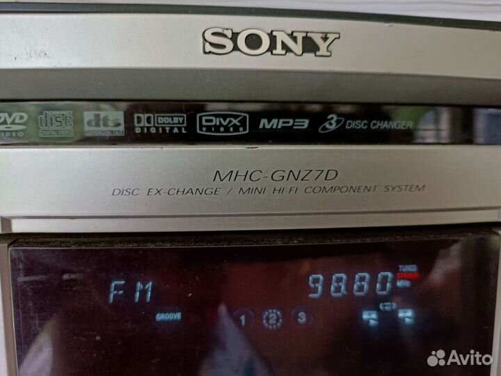 Музыкальный центр sony MHC GNZ-7D