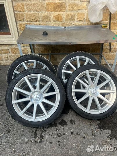 Литый диски Mercedes AMG и резина