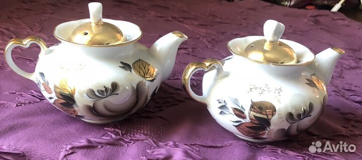 Чайник заварочный фарфоровый на 0,2 л