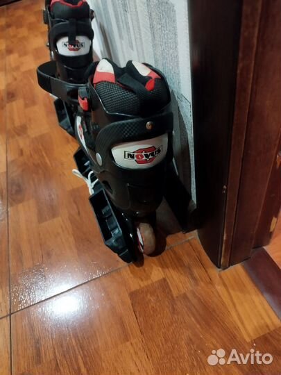 Коньки и ролики 2 в 1 novus 34-37 р