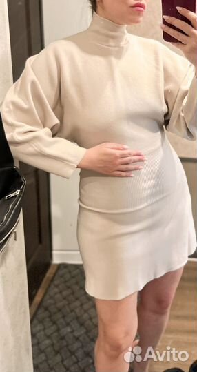 Трикотажное платье zara