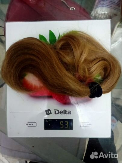 Срез волос 34 см 53гр