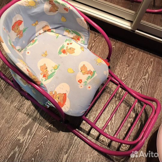 Детские санки с ручкой