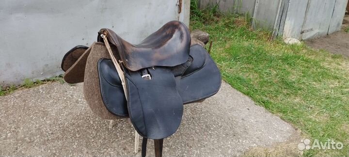 Седло скаковое, офицерское, кавалерийское