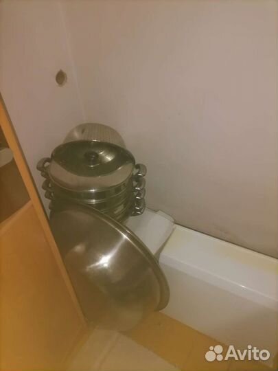 Кастрюля из нержавейки бу