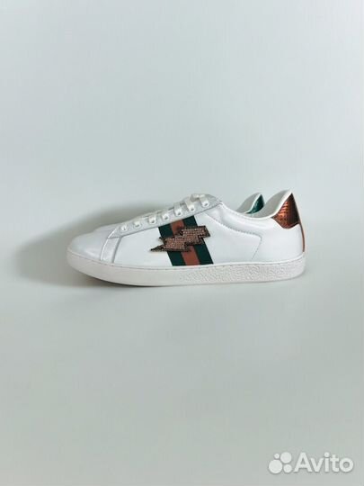 Кеды Gucci Ace Lighting White