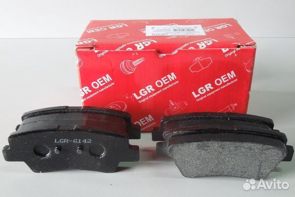 Колодки Solaris 10- Rio 12- Tucson 08- Soul задни