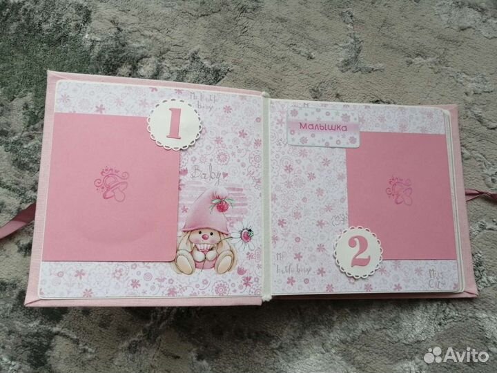Фотоальбом/Мамины сокровища 12 месяцев для девочки