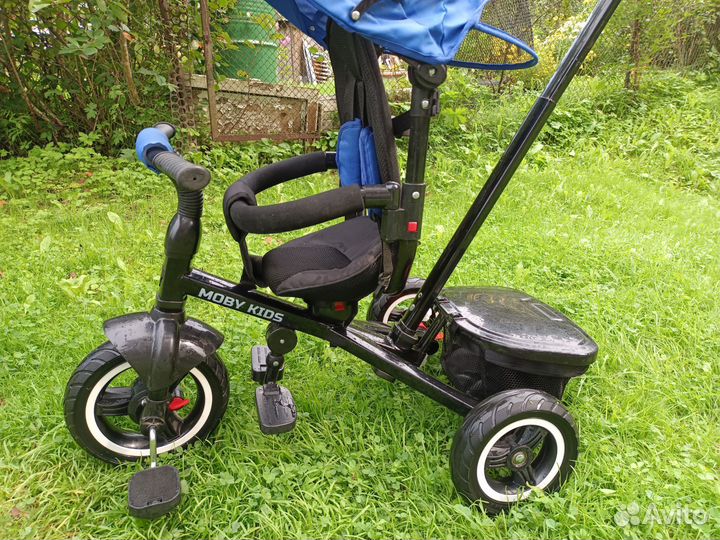 Велосипед коляска с ручкой